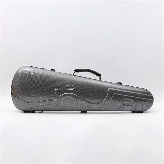Professional Violin Case Beautiful 4/4 Full Size Violin Case Carbon Fibre Hard Box Protect Carry Violin Cases Violin Case (Colour: 01)