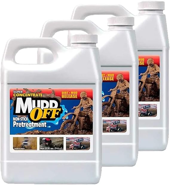 Mudd Off P601 Mud Release Agent Concentrate, 1QT, 3 Pack Mix 12:1 w/Water