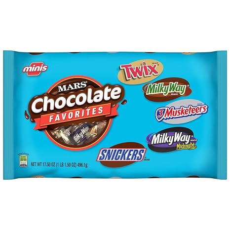 Mars Chocolate Minis Size Candy Variety Mix 17.5-Ounce Bag