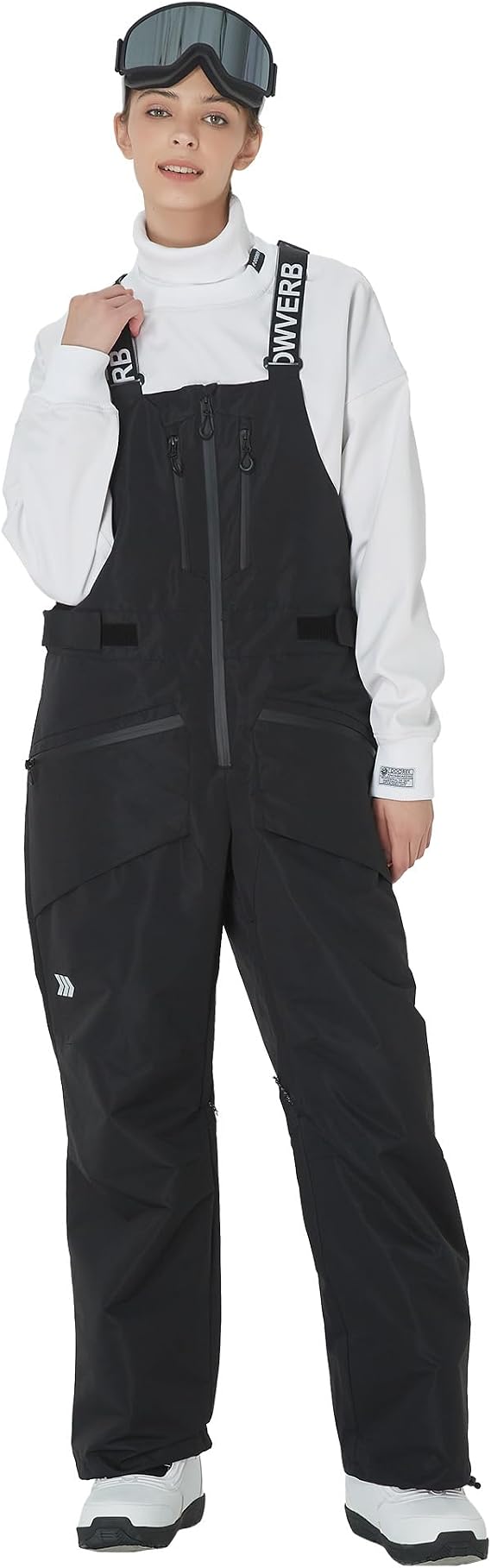 SNOWVERB Mountain Baggy Outdoor Research Snow Overalls Waterproof Adjustable Ski Snowboard Streetwear Bibs for Winter Sports