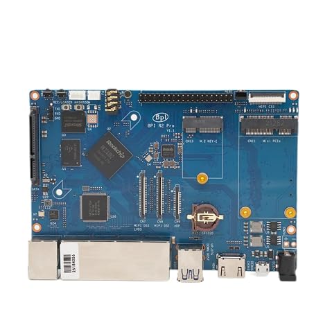 BPI R2 Pro Development Board Rockchip RK 3568 USB 3.0 Gigabit 2GB | Smart Memory Ports., Router eMMC Electronic Pi, Processor Storage Project, Onboard Supporting Module, LPDDR4 Ethernet Arduino