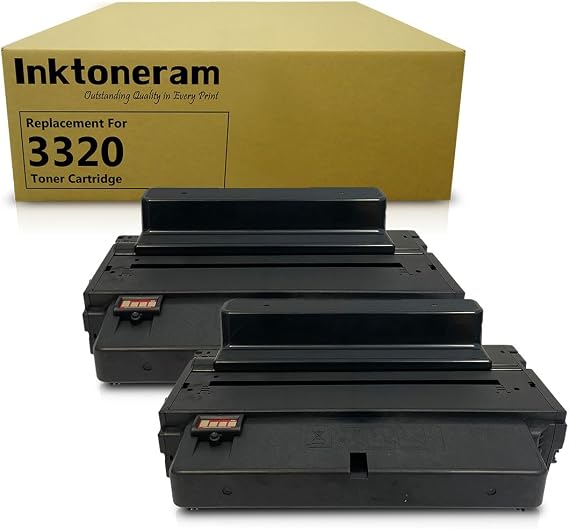2 Compatible 3320 Toner Cartridges for Xerox 106R02307 106R2307