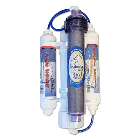 The AquaFX Seahorse Inline RO/DI 100 GPD