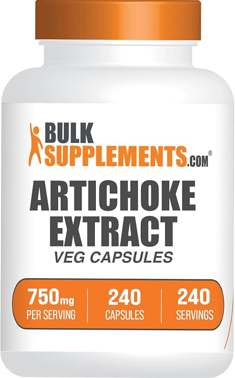 Artichoke Extract Capsules - Artichoke Extract for Liver Support, Herbal Supplement - Vegan & Gluten Free, 1 Capsule per Serving (750mg), 240 Veg Capsules (Pack of 1)