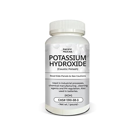 Potassium Hydroxide (KOH) - Multi-Use: Drain Cleaning, Laboratory Experiments, Chemical Manufacturing, Water Treatment