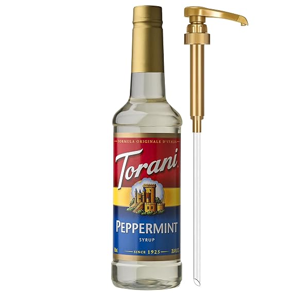 Torani Syrup, Peppermint, 25.4 Ounce (Pack of 1), Kosher Certified