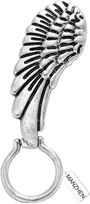 Supernatural Protection Angel Wings Eyeglass Holder Pin Brooches for Shirt