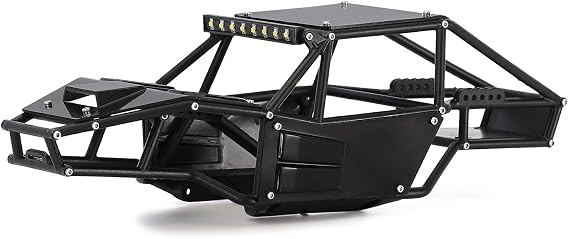 INJORA Rock Tarantula Nylon Buggy Body Shell for 1/18 TRX4M Upgrade(Black)