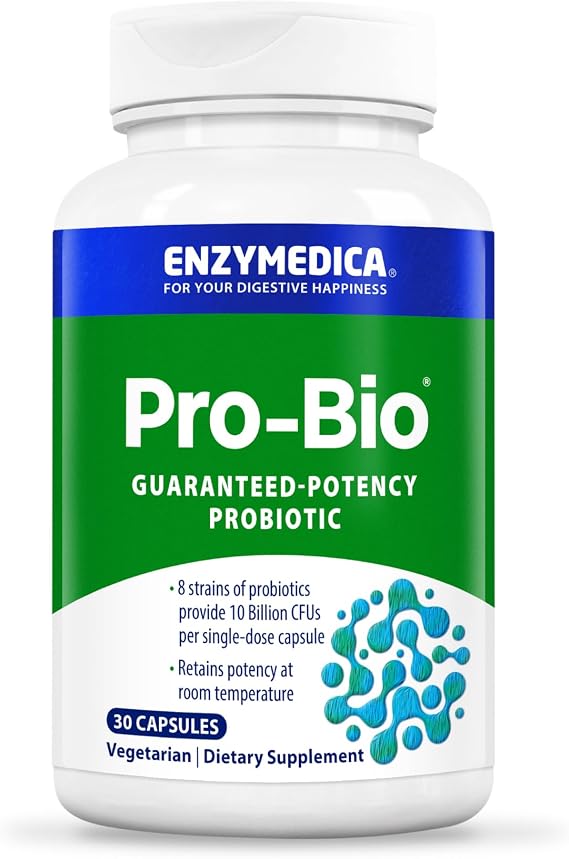 Enzymedica Pro-Bio Probiotic Supplement for Digestive & Gut Health- 30 Caps