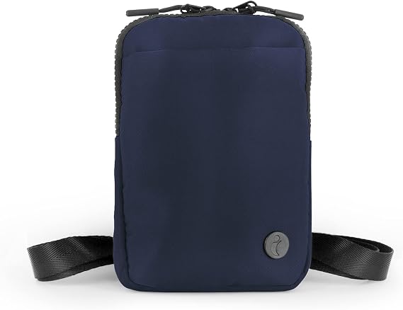 Crossbody Bag for Men & Women, Crossbody Belt Bag for Sports, Travel, Walking, Running, Hiking (Navy)