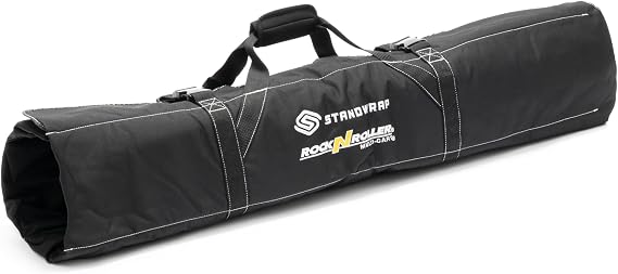Rock-N-Roller StandWrap 4-pocket Roll-up Accessory Bag - Large 42" Pocket Length,Black