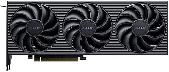 WEELIAO GUNNIR Intel Arc B580 Tri 12G OC Black Graphics Card, 12GB GDDR6, PCIe 4.0, HDMI 2.1, DisplayPort 2.1