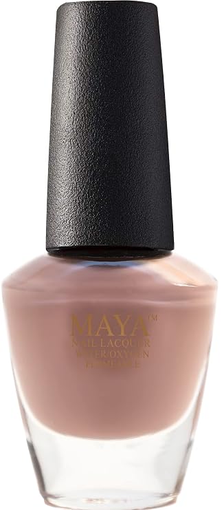 MAYA Nail Lacquer (Barely There). Breathable, Made in the USA, and "9-FREE" | Breathable, Made in the USA, 9-FREE