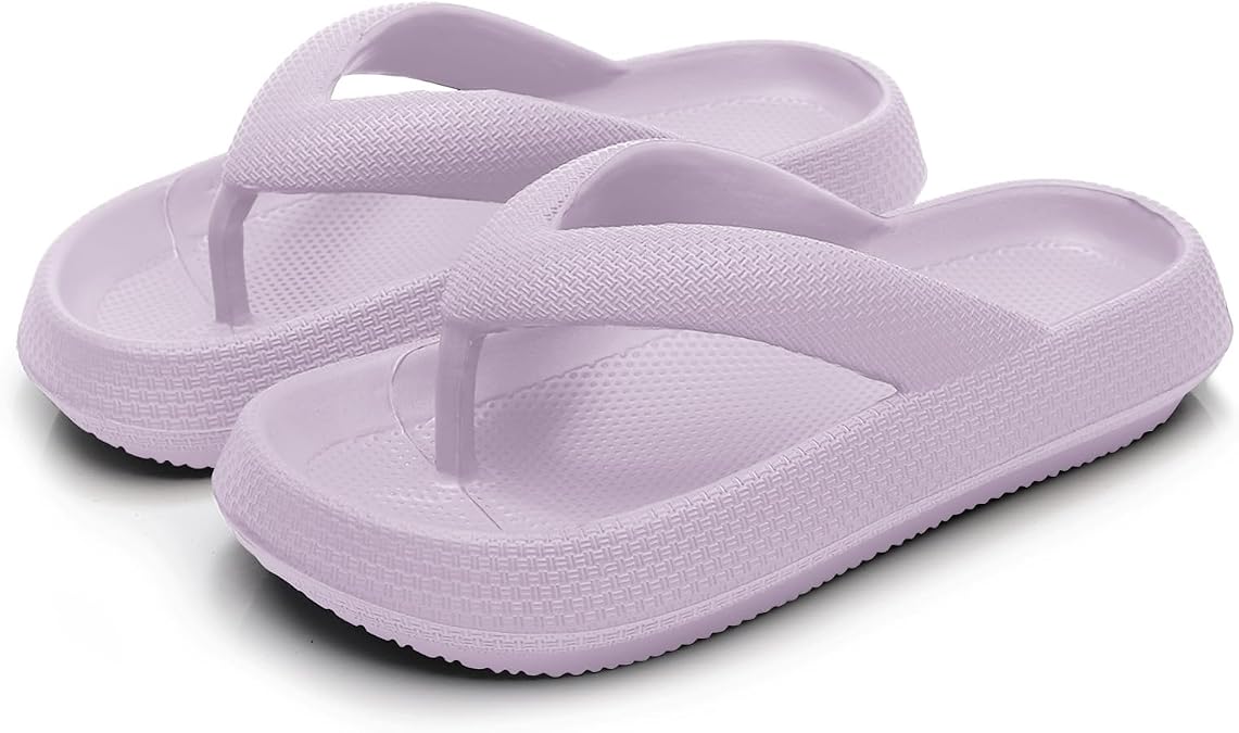 Cloud Sliders Women Men, Non-Slip flip flops Women Slippers, Super Soft Pillow Slides Slippers, Thick Sole Foam Sliders Bathroom Shower Sandals for Summer