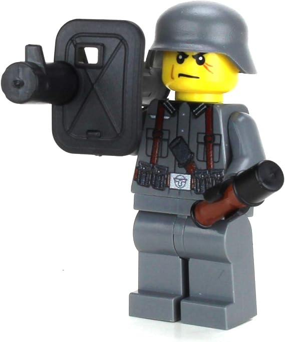 Battlebrick Wehrmacht Anti-Tank Soldier German 7 Varemact Minifigure Figure