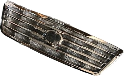 Front Bumper Grill Mask Radiator Grille Compatible For Lexus LX470 1998-2007 Racing Grills Car Accessories03-07 silver