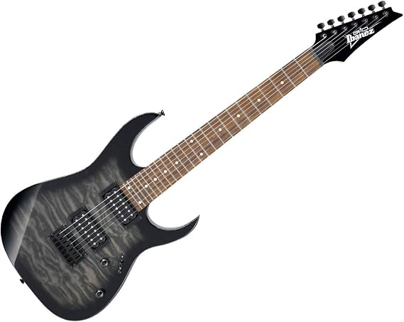 IBANEZ GRG E-Guitar 7 String - Transparent Black Burst (GRG7221QA-TKS)
