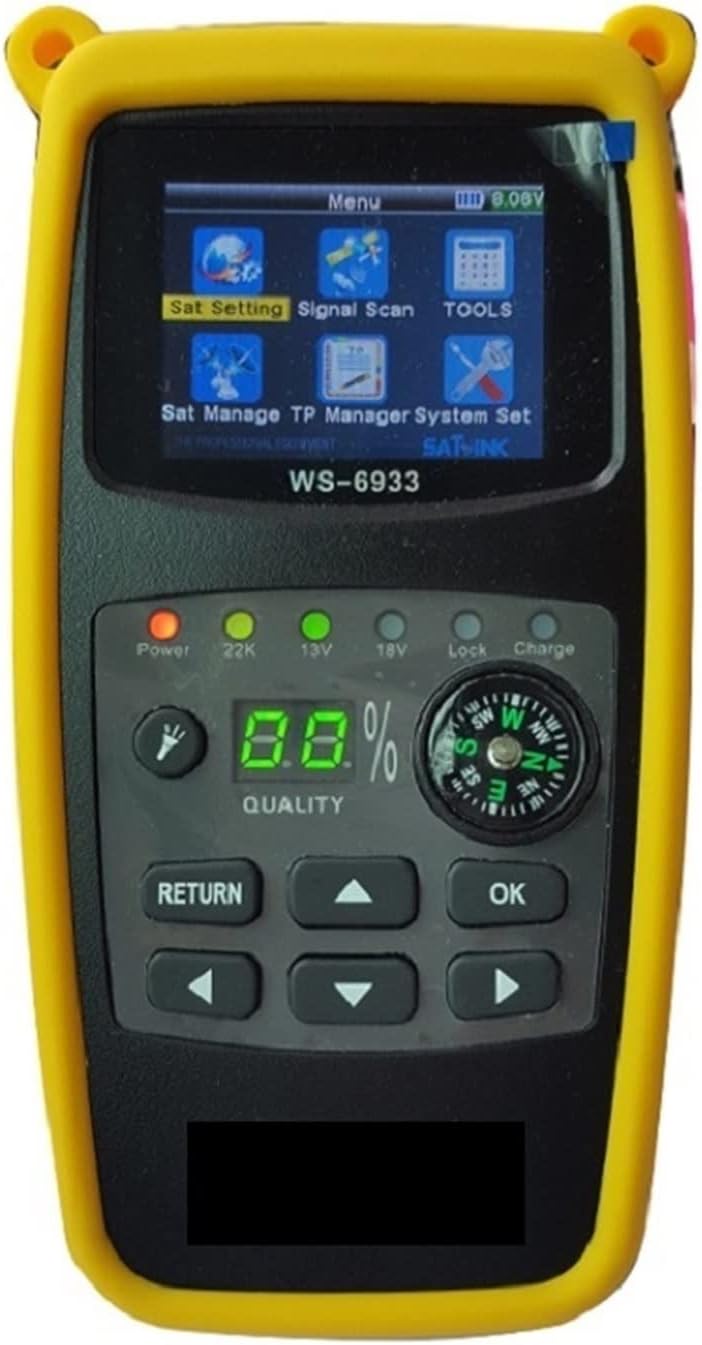 Satellite Finder, Digital Satellite Finder, WS-6933 Satellite Finder DVB-S2 FTA C KU Band Digital Satellite Meter WS6933 Better V8 Finder