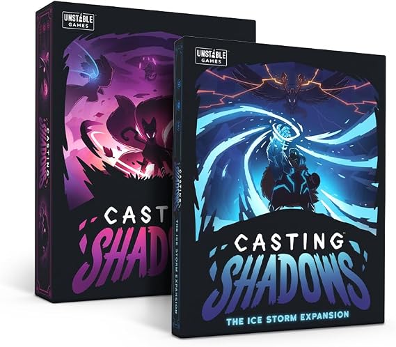 TeeTurtle Unstable Games - Casting Shadows - Base Game + the Ice Storm Expansion Bundle