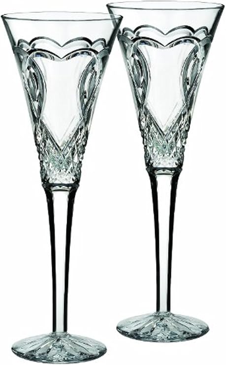 Waterford "Wedding" Set Of 2 Flutes