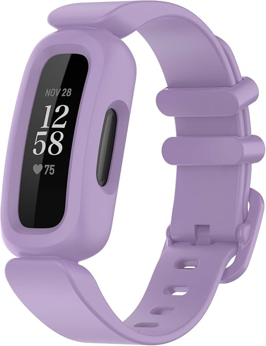 Compatible with Fitbit Ace 3 Bands for Kids Girls Boys, Adjustable Colorful Silicone Replacement Bands Wristbands Straps Bracelet for Fitbit Ace 3, Fitbit inspire 2 Activity Tracker