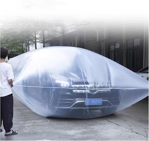 Completely Enclosed Bubble Car Cover， Car Waterproof And Flood Cover， Used For Hail And Wind And Rain Protection