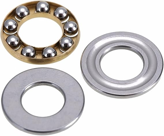 10pcs/Set High Precision Miniature Thrust Bearing F8-16M Axial Metal Ball Bearings 8x16x5mm