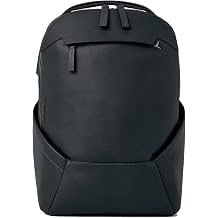 Troubadour Generation Leather Backpack | 18L Luxury Laptop Backpack | Waterproof European Calfskin | Lightweight Travel Daypack | Black