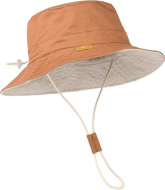 Baby Sun Hat for Boy Girl Toddler Summer Bucket Hat Kids Sun Protection Beach Hat Cotton Baby Hats