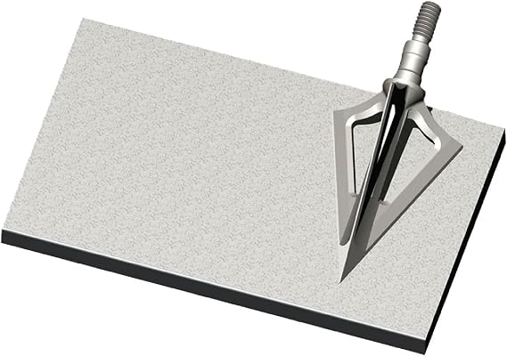 G5 Flat Diamond Stone Broadhead Sharpener for all Montec Broadheads - Fine (1200) & rough (600) Diamond Sides, Nylon Case Included