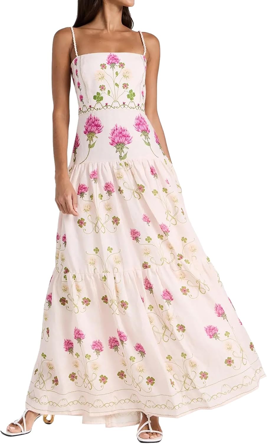 Jardinvue Floral Garden Party Dress Tea Party Dress Y2k Dresses Slip Elegant Dress