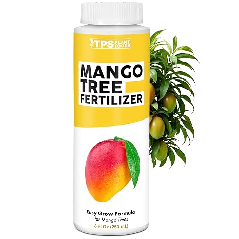 Mango Tree Fertilizer, Liquid Plant Food for More Fruit, 8 oz | Supports Bigger Harvests, Helps Reduce Fruit Drop, Calcium & Magnesium Added, Kelp-Enriched Minerals, For Yard & Patio Trees