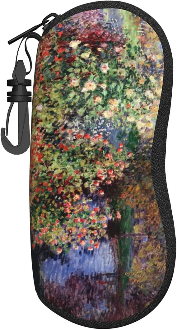 Sunglasses Soft Case Ultra Light Neoprene Zipper Eyeglass Case With Belt Clip