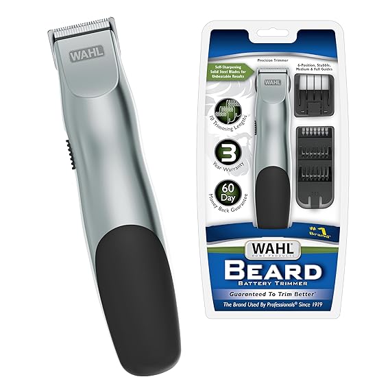 Wahl Groomsman Battery Facial Hair Trimmer for Beard & Mustache Trimming