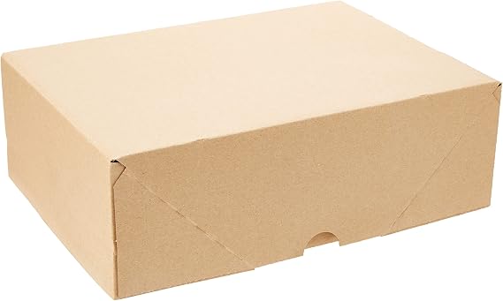 Smartbox Self Locking Box Carton and Lid ,Brown, A4 305x215x100mm Ref 144667114 [Pack of 10]