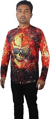 MX Cycling Jersey Skull Red Motocross Mountain Race Dirt Moto Bike Downhill Shirt MTB Off Road BMX ATV Motorcycle Ride Top