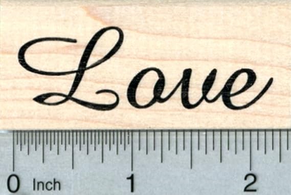 Love Rubber Stamp