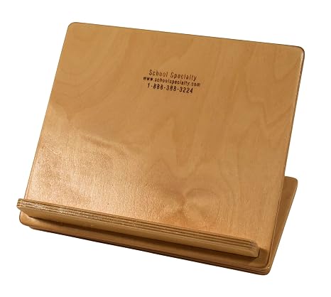 Abilitations-15138 Integrations Wooden Slant Board Book Buddy - 9 x 12