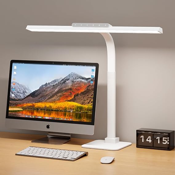 Large LED Desk Lamp for Home Office, 24W Architect Table Lamp