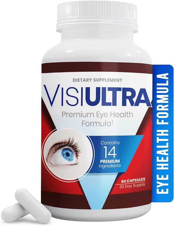 Eye Health Supplement 14 Essential nutrients for Clear Vision, Blue Light Protection, and Long-Term Eye Health. Supports Clarity and Eye Wellness. 60 Capsules. (1 Pack)