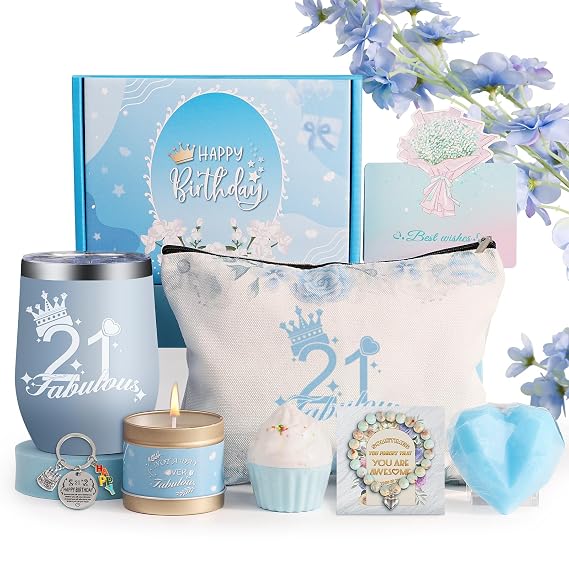 21st Birthday Gifts for Her, Relaxing Spa Gifts for 21 Year Old Girl, Best Friends Female Daughter Sister Her Girlfriend Coworker