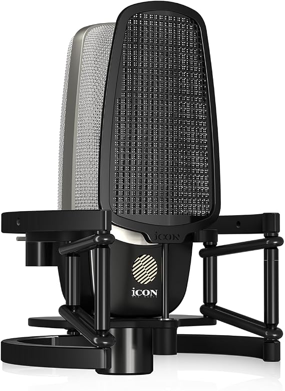 iCON Pro Audio Shield Large Diaphragm Condenser Mic with Pop Filter
