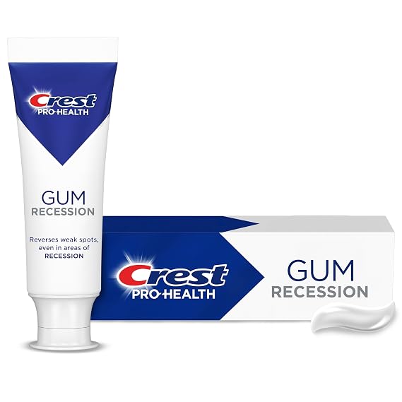 Crest Pro-Health Gum Recession Toothpaste 4.6 oz - Anticavity, Antibacterial Flouride Toothpaste, Clinically Proven, Gum Protection Even in Areas of Recession