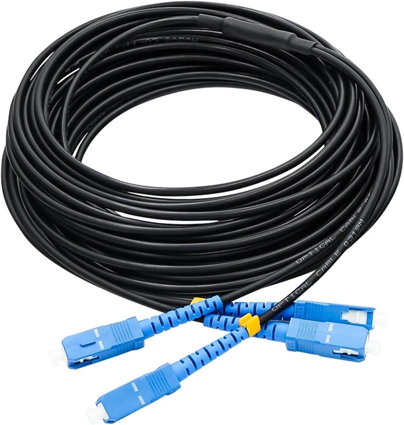 Outdoor Cable Fibra Optica,SC-SCFCLC Single-Mode 2 Cores,Duplex,Armored Pigtail Cable Jump Patch Cord,200m,250m,300mFC-FC 300m