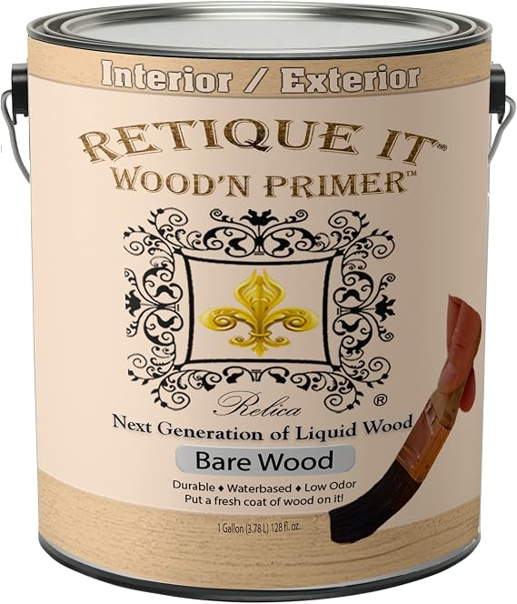 Retique It Wood'n Stain Primer (8X Gal (400 sq ft), 99 Primer)