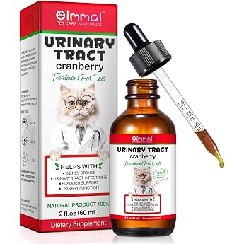 Cat Urinary Tract Infection Treatment Natural Drops for Cat Urinary Tract Infection Treatment Herbal Prevention Incontinence and Bladder Stones Keep Pet UTI Care