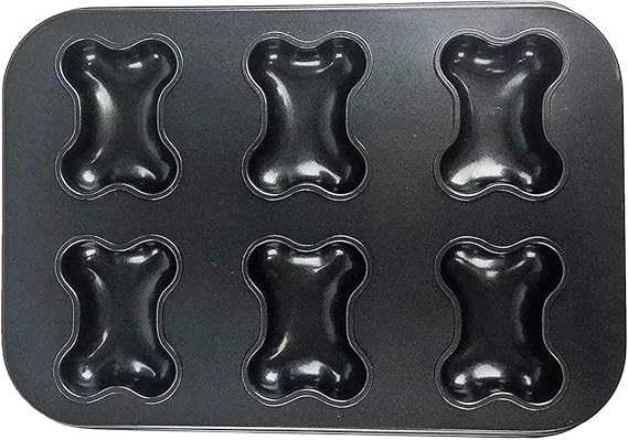 Midlee Nonstick Bone Shape Pan (Cupcake)