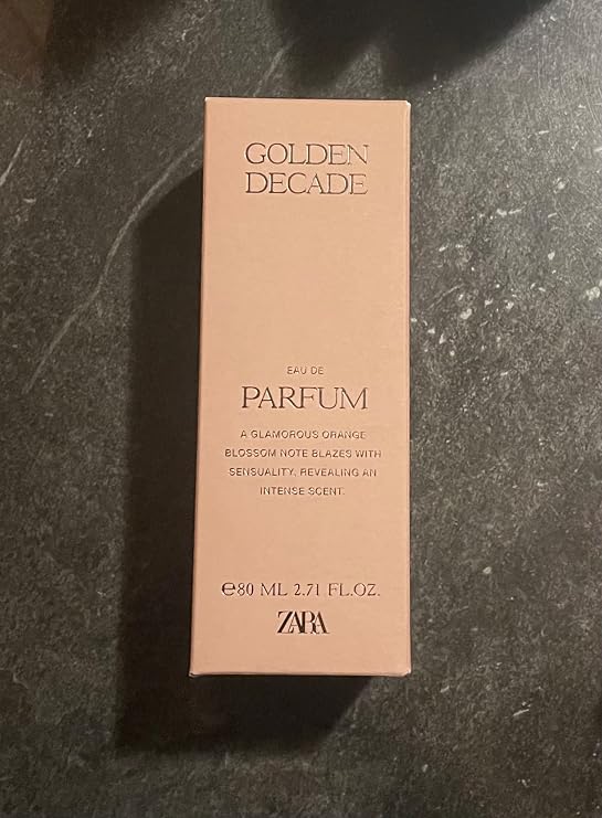 Zara GOLDEN DECADE EDP 80 ML GOLDEN DECADE EDP 80 ML (2.71 FL. OZ). Hypnotic, Warm, and Elegant Eau de Parfum