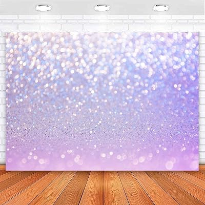 Sensfun Light Purple Bokeh Photography Backdrop for Girl Birthday Party Sweet 16 Photoshoot Background Purple Abstract Halo Dots Newborn Baby Shower Portrait Decoration Photo Booth Props 7x5ft