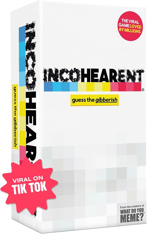 Incohearent Adult Party Game Edition 2, The Party Card Game Where You Compete to Guess The Gibberish, for Ages 17+